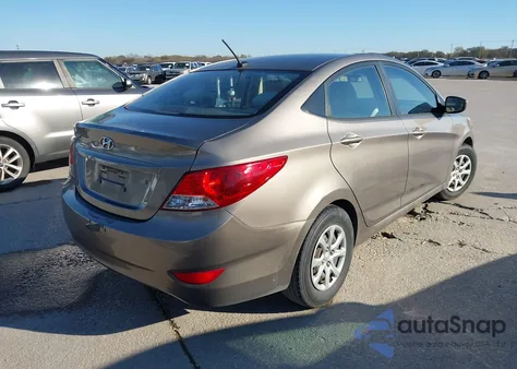 2014 Hyundai Accent Gls z USA, uszkodzony, nr VIN KMHCT4AE1EU671677
